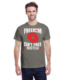 FREEDOM ISN'T FREE CANADA POPPY TEE