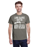 LONG RANGE SHOOTING , KINDA LIKE GOLF BUT FOR MEN TEE