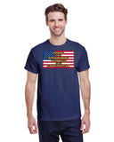 PROUD TO BE AMERICAN, ASHAMED OF MY GOVERNMENT TEE