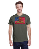 PROUD TO BE AMERICAN, ASHAMED OF MY GOVERNMENT TEE