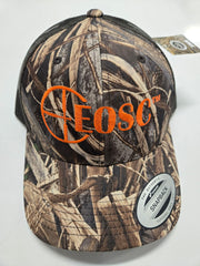 EOSC Baseball Cap , Real Tree MAX7 with Orange Embroidered Logo