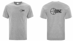 EOSC Athletic Heather T-Shirt   ,   Left Chest, Full Back Black Logo