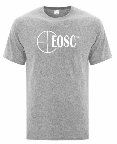 EOSC Athletic Heather T-Shirt   ,   Full Chest White Logo