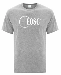 EOSC Athletic Heather T-Shirt   ,   Full Chest White Logo