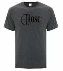 EOSC Dark Heather Gray T-Shirt   ,   Full Chest Black Logo