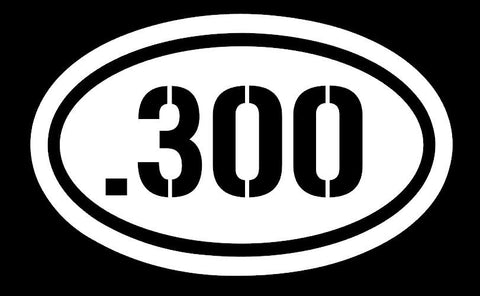 300 Calibre Decal