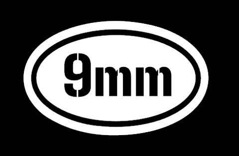 9 mm Calibre Decal