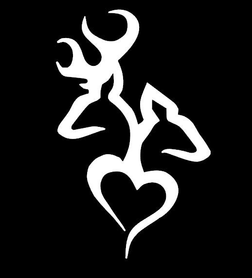 Buck & Doe Lovers Decal