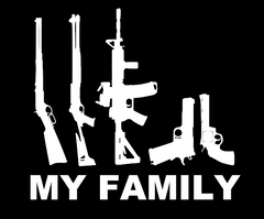 My Gun Family Decal