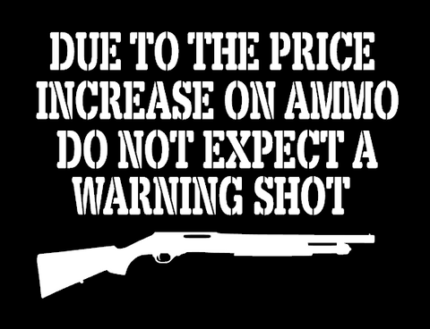 No Warning Shot Decal