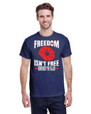 FREEDOM ISN'T FREE CANADA POPPY TEE