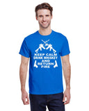 KEEP CALM DRINK WHISKEY AND RETURN FIRE TEE