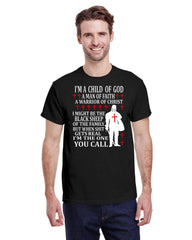 I'M A CHILD OF GOD, A MAN OF FAITH, BLACK SHEEP OF THE FAMILY TEE