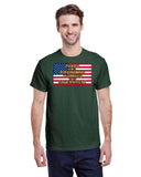 PROUD TO BE AMERICAN, ASHAMED OF MY GOVERNMENT TEE